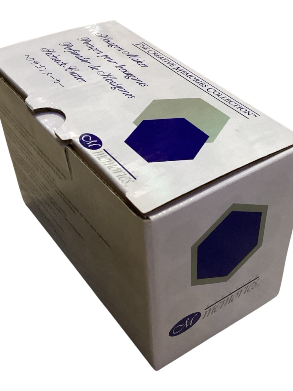 Creative Memories Hexagon Maker Paper Punch 1 1/4 & 1 1/2" NEW
